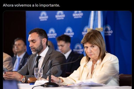 Patricia Bullrich tiró una bomba en el Senado y mandó un claro mensaje al seno del gobierno Patricia Bullrich tiró una bomba en el Senado y mandó un claro mensaje al seno del gobierno