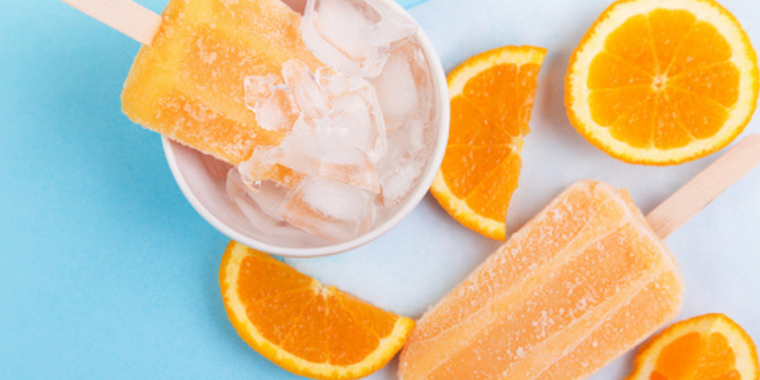 Paletas de naranja Foto: Cookpad