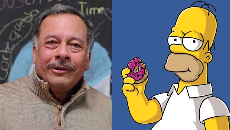 HUMBERTO VÉLEZ LE DIO VOZ A HOMERO SIMPSON EN EL DOBLAJE LATINOAMERICANO.