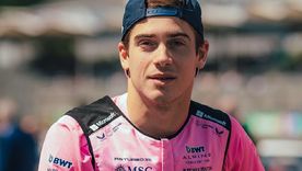 El argentino mostró su costado más divertido antes de la carrera.