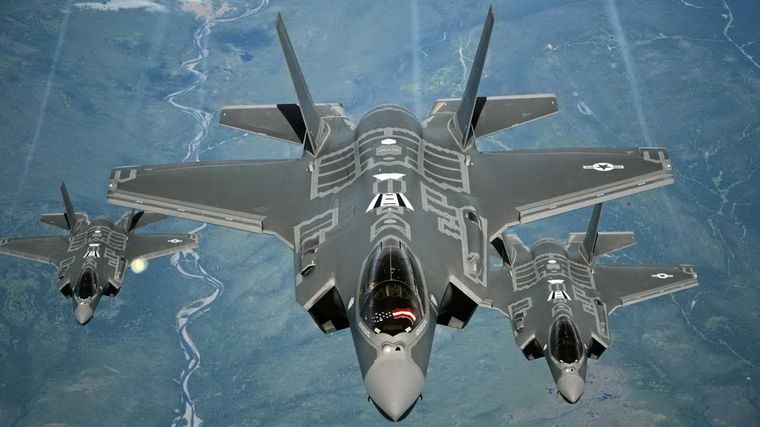 Los cazas F-35 están por el mundo. Foto: ElEspanol.