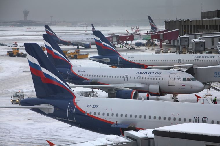 Aeroflot encuentra cada vez más dificultades para el mantenimiento de sus aeronaves Foto: shutterstock.com