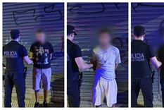 Tras un operativo cerrojo, la Policía logró capturar a los tres delicuentes de origen colombiano.