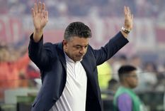 Gallardo se refirió a los silbidos de Lanzini tras su cumpleaños en el casino clandestino. Foto: Fotobaires Gallardo se refirió a los silbidos de Lanzini tras su cumpleaños en el casino clandestino. Foto: Fotobaires