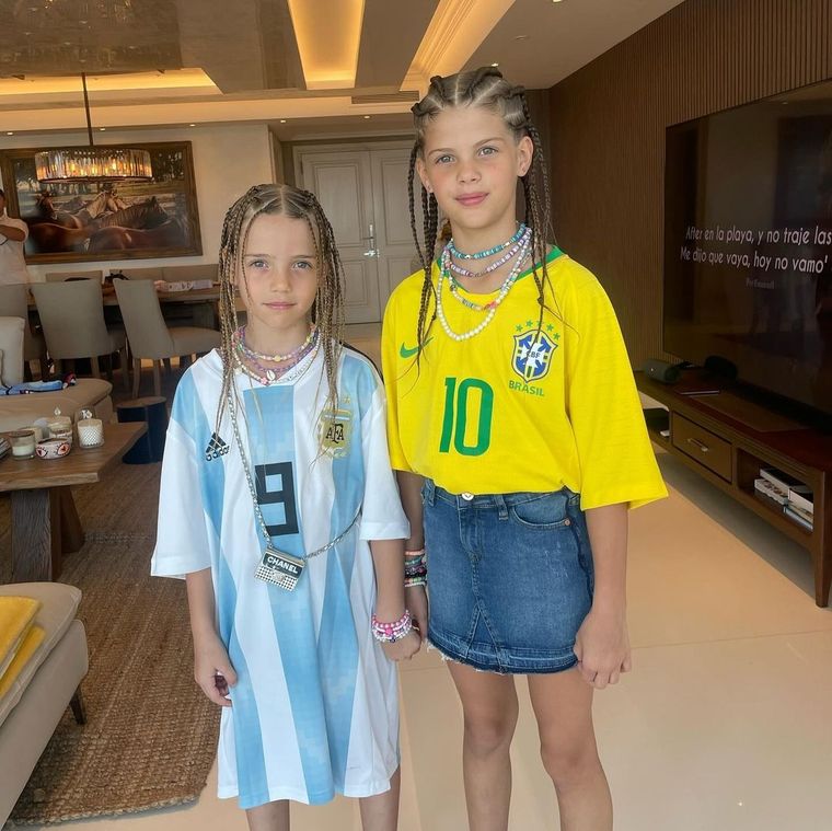 Francesca e Isabella, las hijas de Mauro Icardi y Wanda Nara Francesca e Isabella, las hijas de Mauro Icardi y Wanda Nara