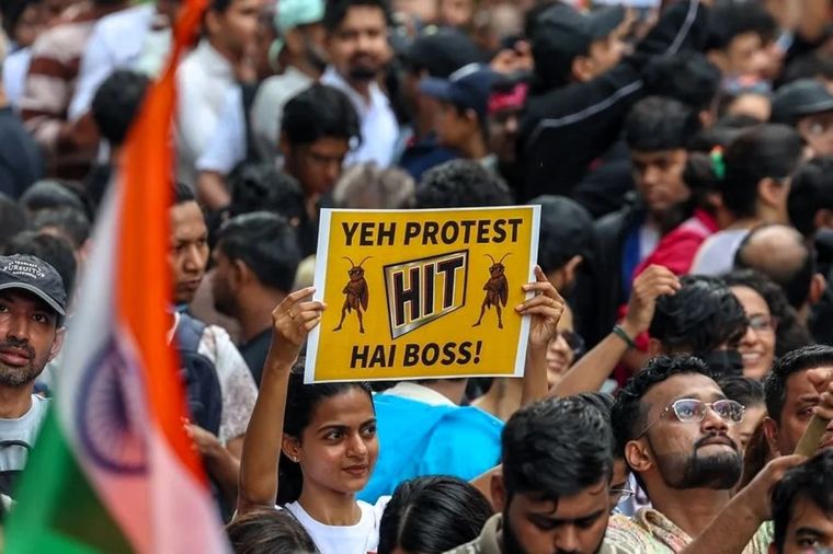 En India, las protestas derivaron en cambios en el Gobierno y la fuerza policial. Foto Efe En India, las protestas derivaron en cambios en el Gobierno y la fuerza policial. Foto Efe