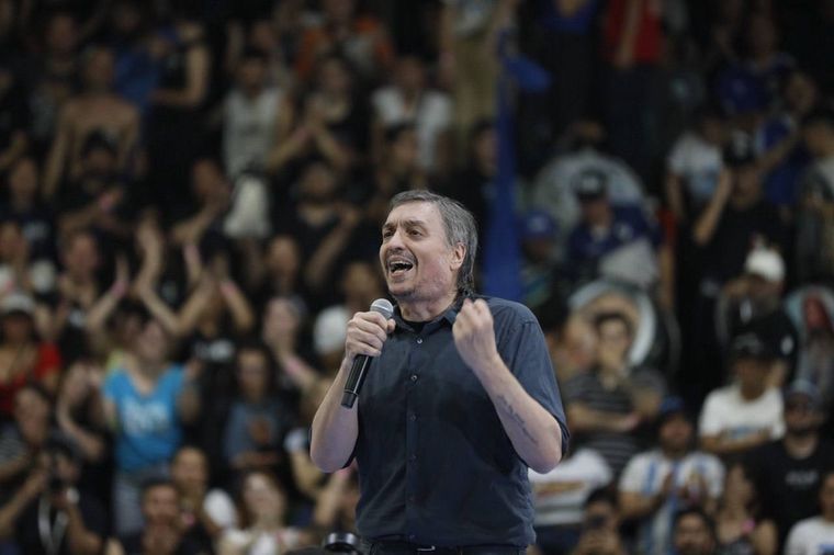 Máximo Kirchner fustigó al Gobierno nacional por el acuerdo con el Fondo. Foto: Prensa La Cámpora
