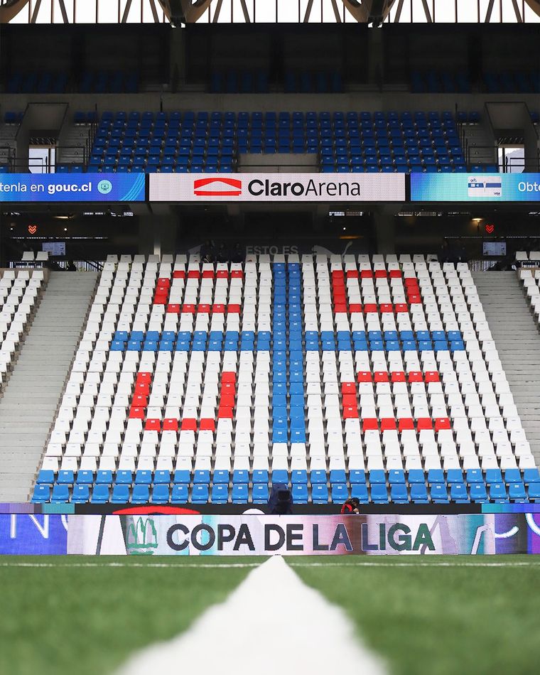 El estadio Claro Arena de Universidad Católica en Chile, en donde el martes irán los hinchas de Boca. El estadio Claro Arena de Universidad Católica en Chile, en donde el martes irán los hinchas de Boca.