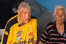 Hilario Reynosa y Elodia Reyes sobrevivieron a las inundaciones en Veracruz.