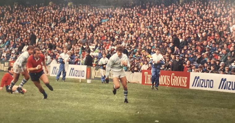 Gustavo Jorge en la final de la Copa de Plata contra España. Foto: Gentileza Gustavo Jorge