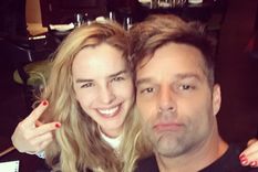 Ricky Martin y Eglantina Zingg Foto: Archivo