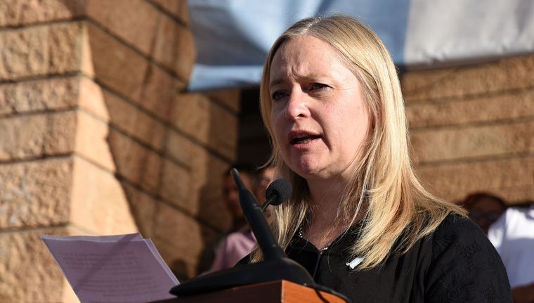 Hebe Casado recurrirá a la Justicia Federal. Foto: Santiago Tagua/MDZ