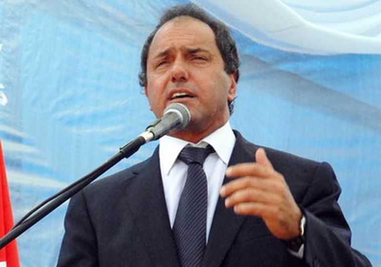 El gobernador bonaerense, Daniel Scioli.