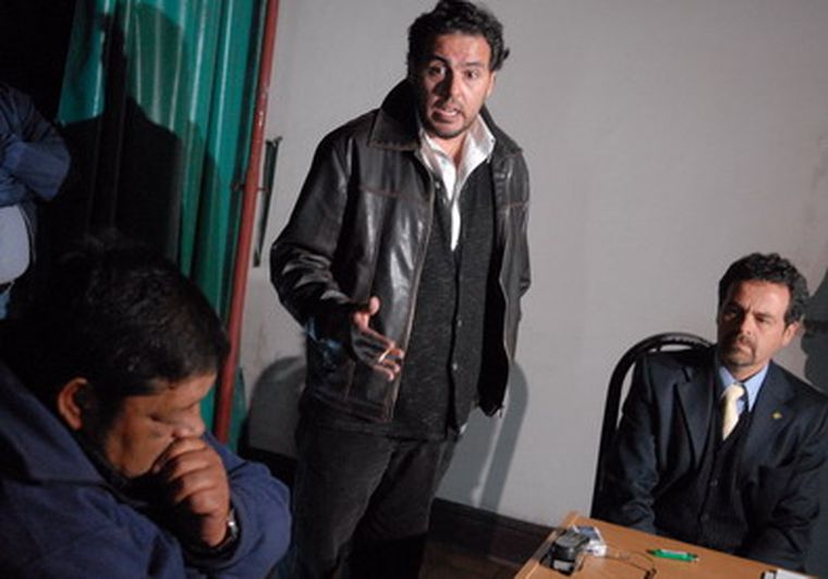 El mediador por el gobierno provincial, Diego Lavado, observa el encuentro. Foto: Ivana González/MDZ