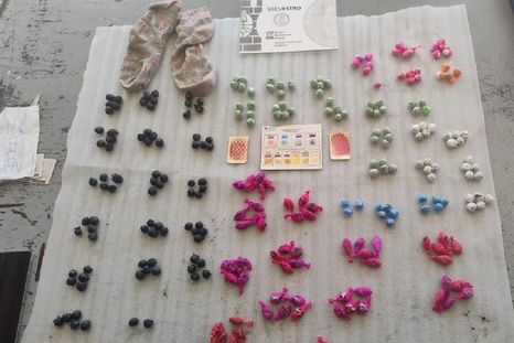 La droga hallada Foto: Ministerio de Seguridad de la Nación