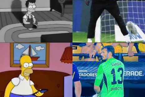 Javi García volvió al arco de Boca vs. Barcelona de Ecuador y no pasó desapercibido en redes. Javi García volvió al arco de Boca vs. Barcelona de Ecuador y no pasó desapercibido en redes.
