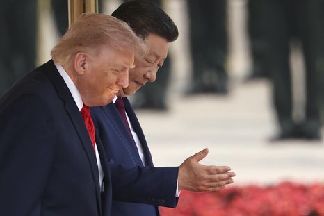 Histórica visita de Donald Trump a la China de Xi Jinping. Foto Efe Histórica visita de Donald Trump a la China de Xi Jinping. Foto Efe