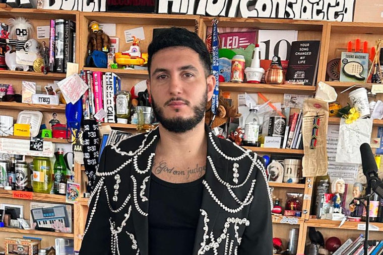 Esta fue la gran polémica que generó Omar Montes en uno de sus recitales. Foto: Instagram