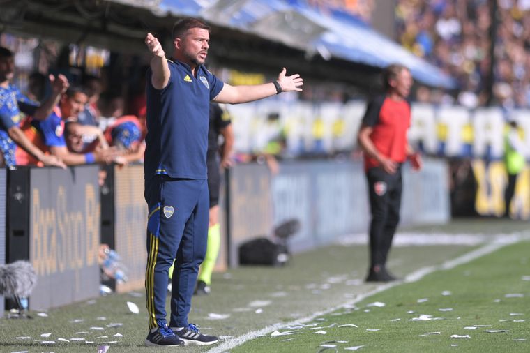 El DT habló tras el agónico triunfo ante la Lepra rosarina. Foto: Télam