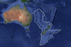 Zelandia tiene una superficie de unos 5 millones de km2.