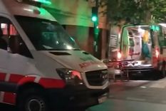 Personal del SAME se dirigió hasta el lugar para socorrer a las víctimas