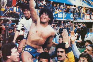 MDZol | Con apenas 20 años, Maradona hizo historia en Boca Foto: El Gráfico