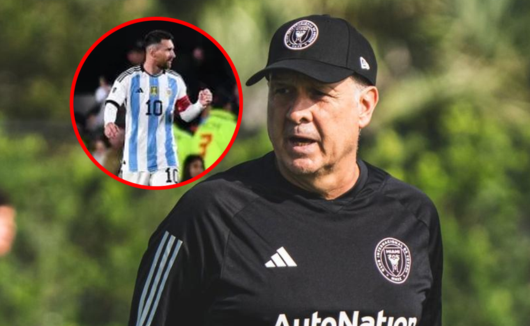 Martino llevó calma sobre el estado de Messi. Foto: MDZ
