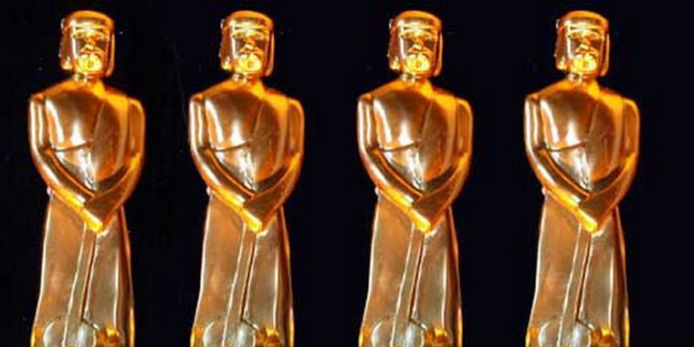 Estatuillas del premio Martín Fierro.