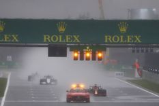 La lluvia fue protagonista en Bélgica. Foto: EFE La lluvia fue protagonista en Bélgica. Foto: EFE