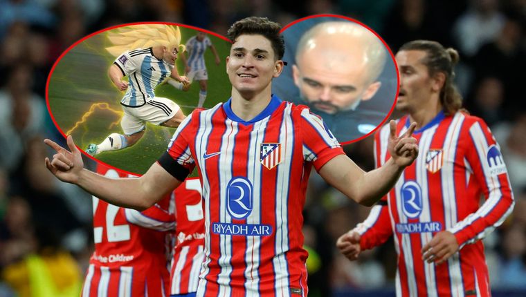 Las redes estallaron con el golazo de Julián al Real Madrid. Foto: EFE y redes sociales