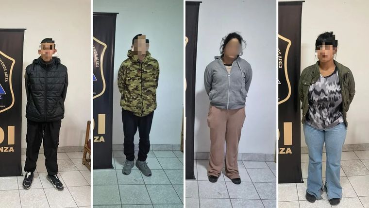 Se conocieron en la tarde de este miércoles las identidades de los cuatro detenidos por el triple crimen de Florencio Varela.