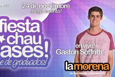 Morena M15: con Martín de Graduados se vivirá la fiesta