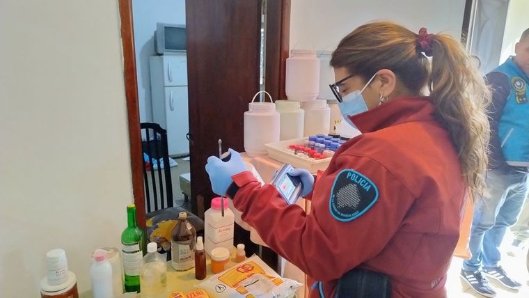 La Policía de la Ciudad cerró un laboratorio clandestino en Avellaneda
