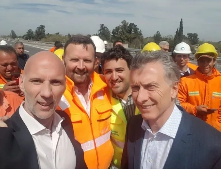 Ricardo Stoddart junto a Mauricio Macri. Ricardo Stoddart junto a Mauricio Macri.