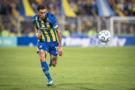 Di María y un posteo desafiante. Di María y un posteo desafiante.