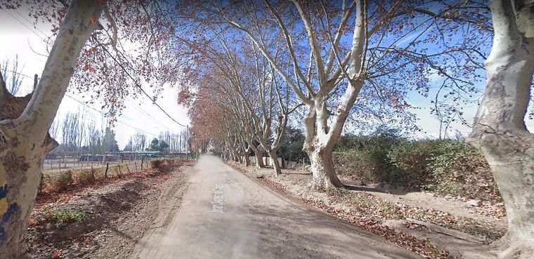 Cuidado Los senderos son muy bellos pero algunos ciclistas tienen miedo. Imagen: Google Maps.