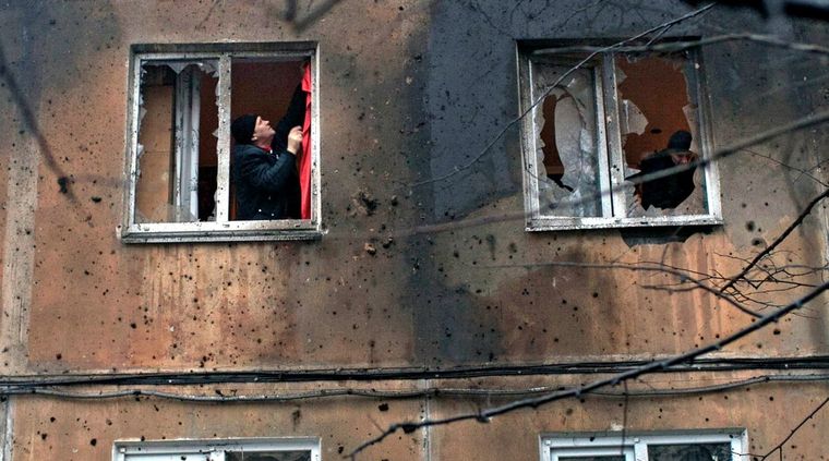 Los habitantes de Donetsk, en medio de la guerra. Foto: Icrc.