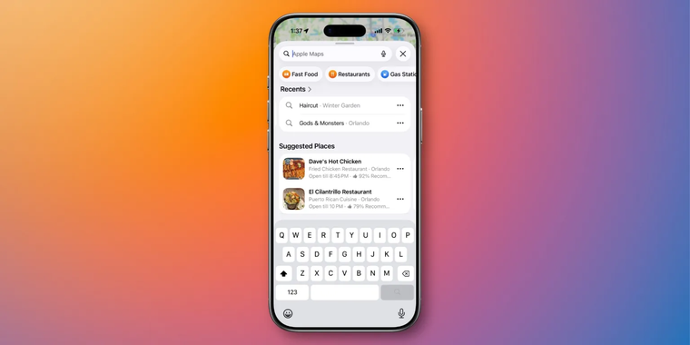 iOS 26.5: la función de lugares sugeridos en los mapas utiliza el historial de búsqueda para ofrecer planes cercanos que están de moda. iOS 26.5: la función de lugares sugeridos en los mapas utiliza el historial de búsqueda para ofrecer planes cercanos que están de moda.