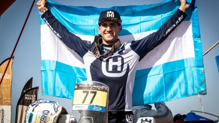 Luciano Benavides, el nuevo campeón del mundo FIM. Foto: Gentileza Rally Zone & ShakedownTeam