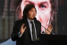 Javier Milei salió en defensa de Martín Krause Foto: NA