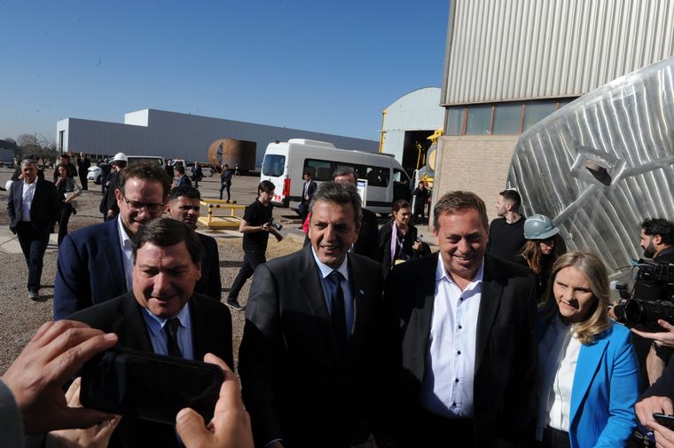 Sergio Massa en una de sus últimas visitas a Mendoza Foto: ALF PONCE MERCADO / MDZ