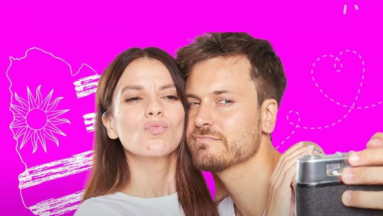 Gimena Accardi y Andrés Gil. Créditos: Instagram / enotraspalabrasteatro