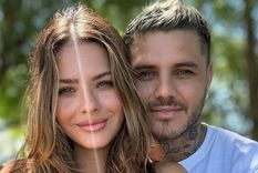 China Suárez y Mauro Icardi Foto: Instagram @sangrejaponesa