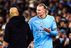 La divertida broma de Erling Haaland a Pep Guardiola, que había advertido que controlaría el peso de sus dirigidos luego de Navidad.