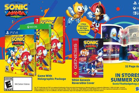 Se viene Sonic Mania Plus para PS4, One y Switch
