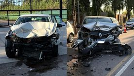 El accidente ocurrió en horas de la mañana de este jueves en la ruta provincial 60. El accidente ocurrió en horas de la mañana de este jueves en la ruta provincial 60.