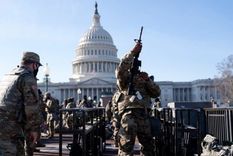 Las imágenes de Washington estos días previos a la investidura de Joe Biden son inéditas en la historia reciente del país.