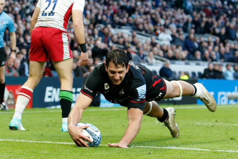 Juan Martín González atraviesa una gran temporada en Saracens. Foto: Instagram