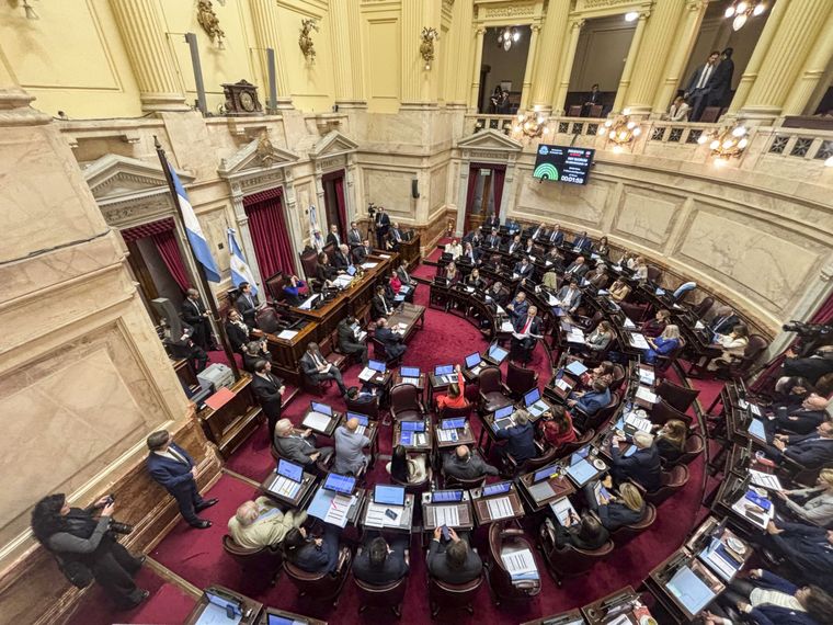 El Senado en la sesión de este jueves. El Senado en la sesión de este jueves.