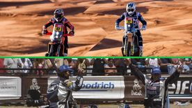 Los Benavides y los Patronelli, los hermanos argentinos que entraron en la historia del Rally Dakar. Foto: Telefé Córdoba.&nbsp;